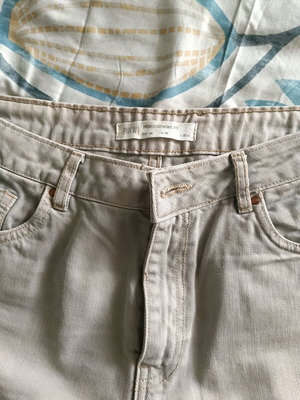 Pink Woman beige pants used, size L