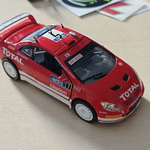 Peugeot 307 WRC 2005 toy car 1/32 scale