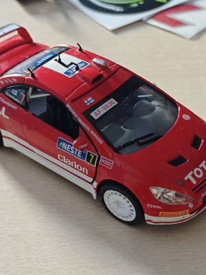 Peugeot 307 WRC 2005 toy car 1/32 scale