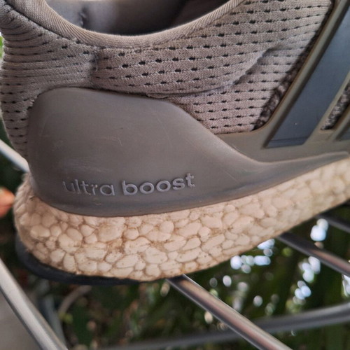 Adidas Ultra Boost men's shoes used, size 46 2/3, gray