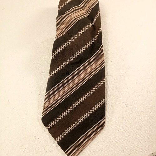 Diolen Setura vintage tie like new, beige and brown
