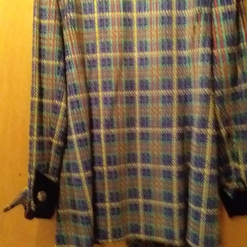 Velvet kazaka used, size L, multicolor
