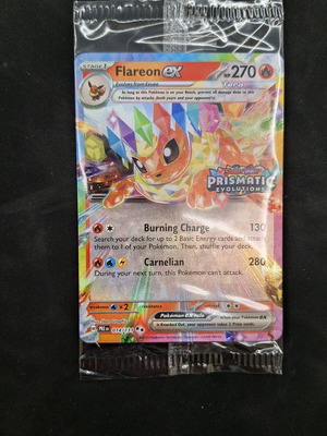 Flareon EX Stamped card new