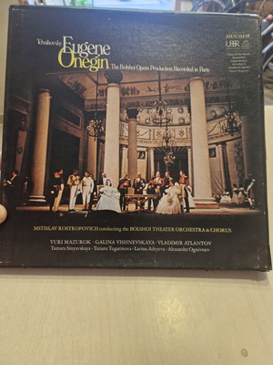 Tchaikovsky Eugene Onegin 3 LP box set μεταχειρισμένο, Melodiya EMI