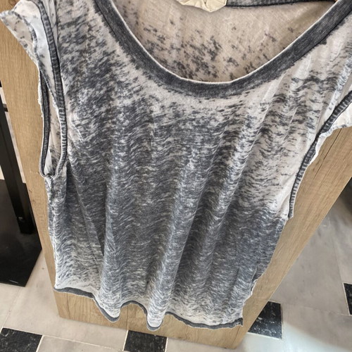 American Vintage sleeveless top like new, organic cotton, size M, grey