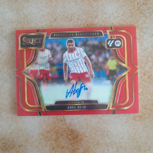 Panini Select Abel Ruiz Pitchside Signatures card like new