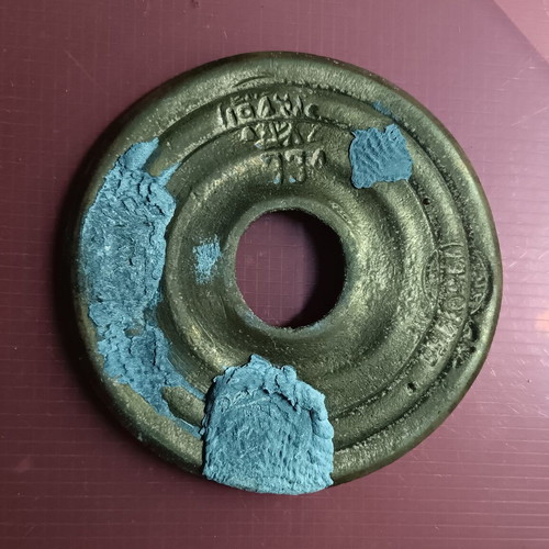 Collectible Scale No 2 used with Turkish stamp and dates 1930, 1953
