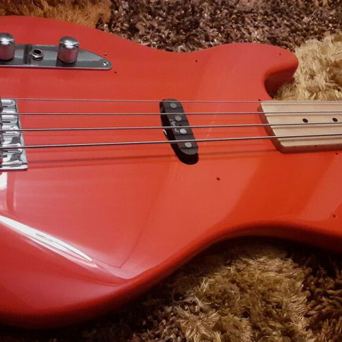 Harley Benton PB-50 fretless used electric bass for left-handed players