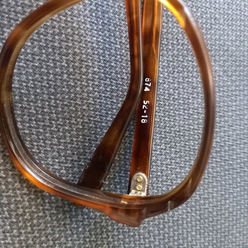 Loda vintage handmade eyeglass frame new, soft brown