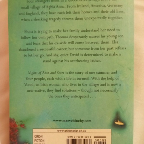 Nights of Rain and Stars English book used