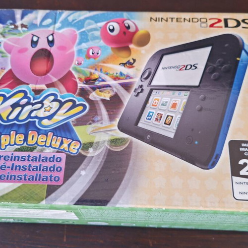 Nintendo 2DS Kirby Limited Edition used, European version with charger and stylus