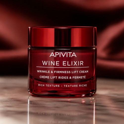 Apivita Wine Elixir Rich wrinkle & firmness lift cream 50ml