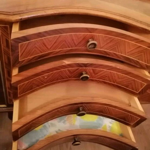 Marquetry buffet from the 1970s like new