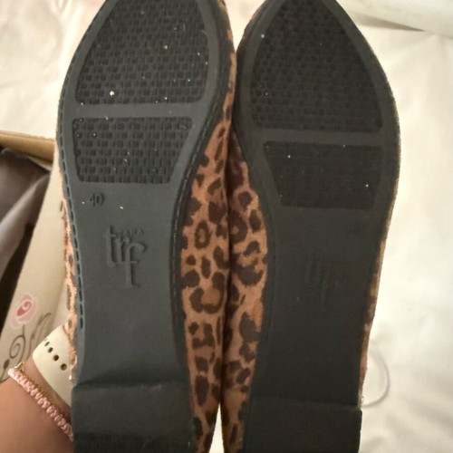 Leopard ballet flats used, size 40
