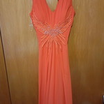 Coral formal dress like new, worn once