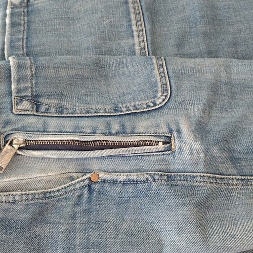 Diesel Krooley Utility men's denim shorts, size W30, light blue