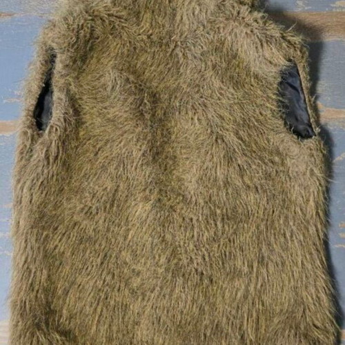 Women's vest used, brown, in good condition