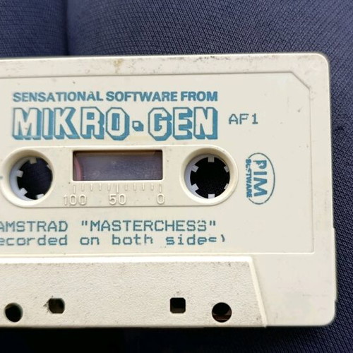 Master Chess game cassette used for Amstrad CPC