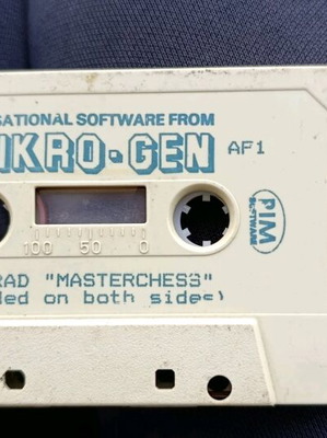 Master Chess game cassette used for Amstrad CPC