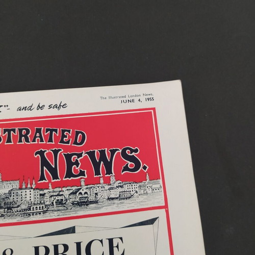 The Illustrated London News vintage magazine 1955