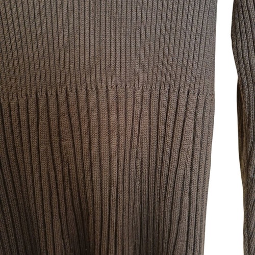 Knit dress brown like new, brand Alain Manoukian