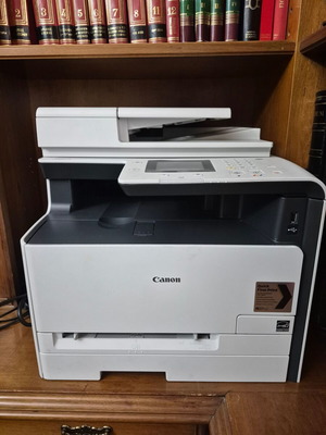 Canon i-SENSYS MF628CW multifunction printer used, full toner