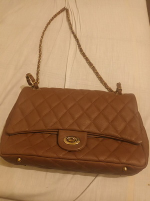 Women's shoulder bag tan like new