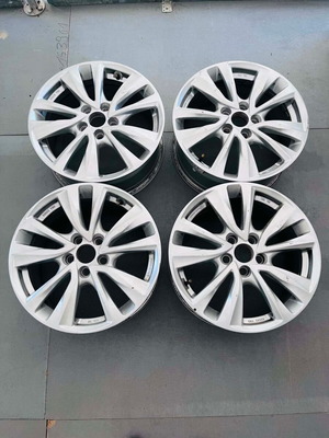 Aluminum rims 17" 5x108 set of 4 with TPMS pressure sensors used