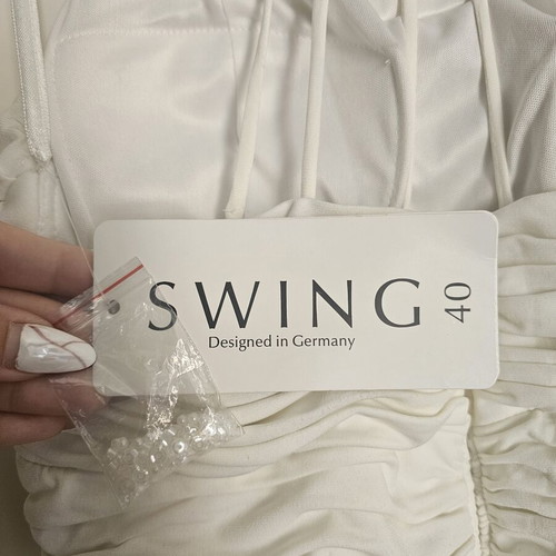 White dress Swing new, size L