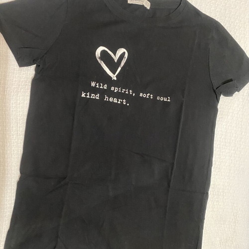 Stradivarius black T-shirt XS used