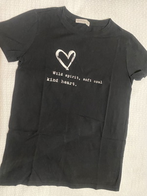 Stradivarius black T-shirt XS used