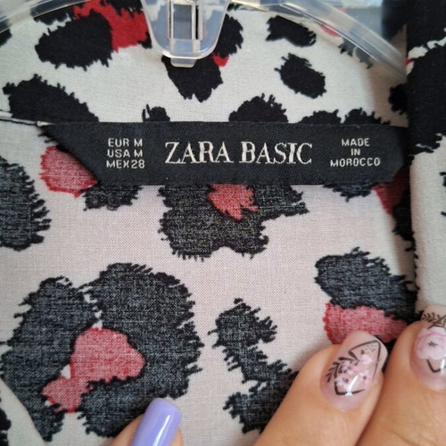Leopard shirt Zara like new, multicolor, size L