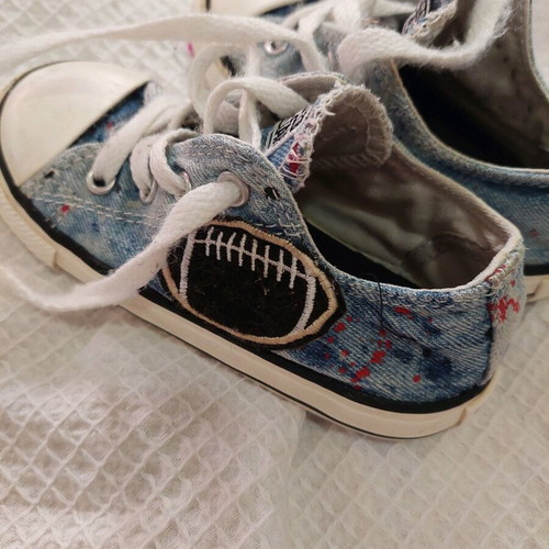 Converse shoes size 24 for boy or girl used, blue