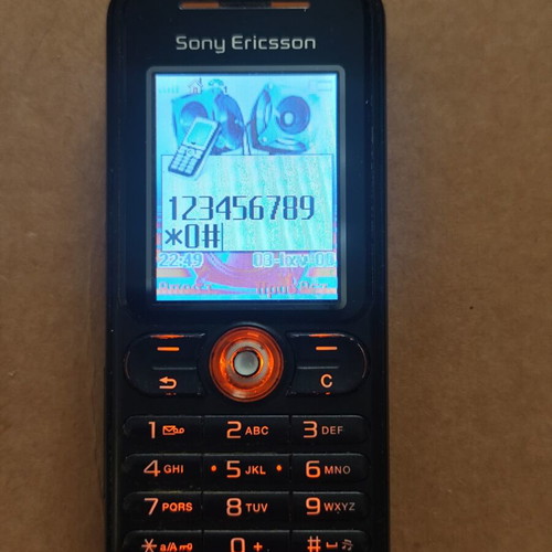 Sony Ericsson W200i vintage mobile phone used