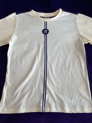 Nike t-shirt for girl new, dark blue with lemon yellow