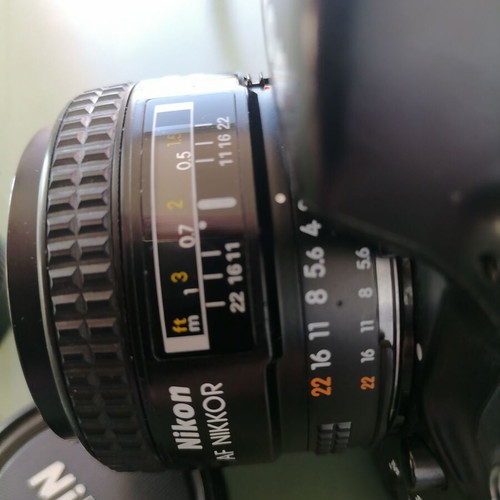 Nikon F90X analog 35mm camera like new with AF Nikkor 28mm lens and remote