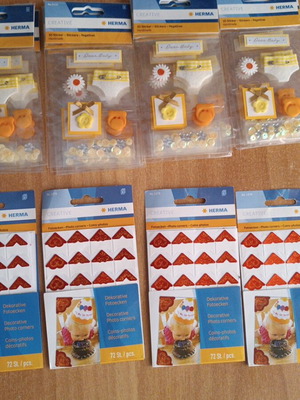 3D Stickers Set with Photo Corners Baby Theme New