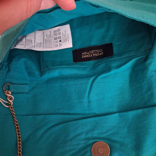 Sfera turquoise vintage crossbody bag with beads new