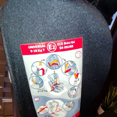 Child Car Seat 9–36kg used, ECE R44/04 certified