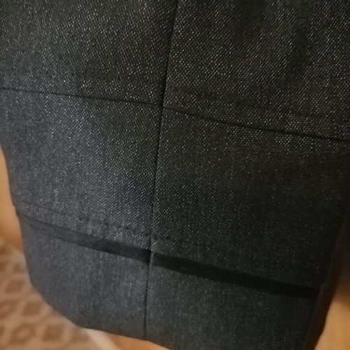 Vertice women's jacket like new, dark gray with black details, size 56