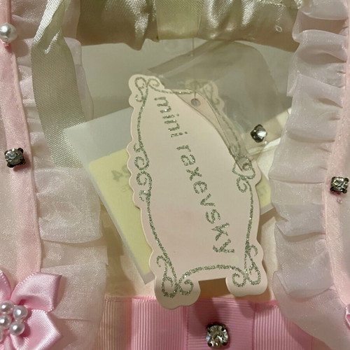 Mini Raxevsky baptism dress set with hat and bolero new