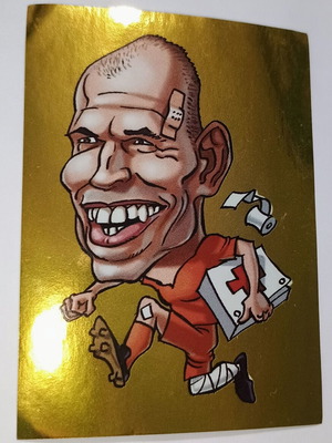 Arjen Robben Netherlands National Team Sticker #59, World Cup 2014