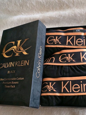 Calvin Klein men's boxers, black, sizes XL & XXL