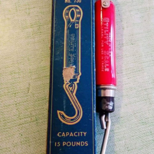 Ocean City No. 750 Fishing Scale like new with original box