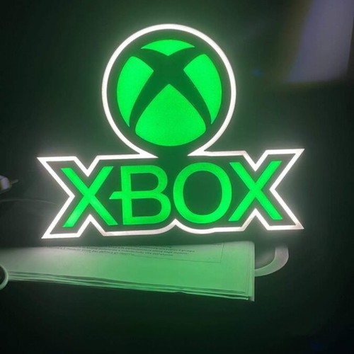 Xbox lamp like new, USB powered with switch, 21x16cm