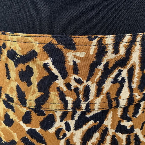 Animal print skirt new, viscose, size S-M