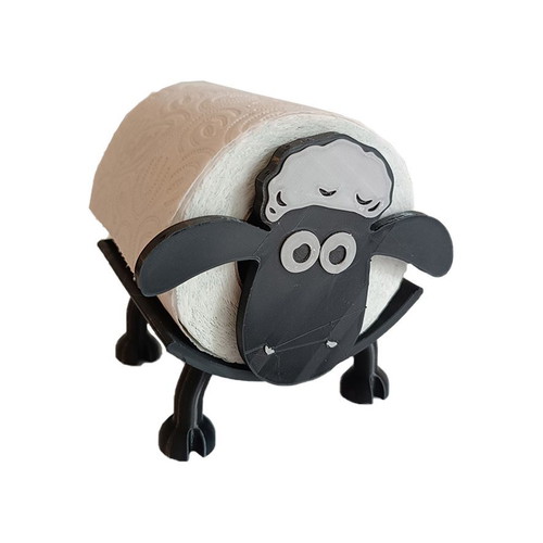 Shaun Sheep 3D Printed Funny Bathroom Decor for Toilet Paper New