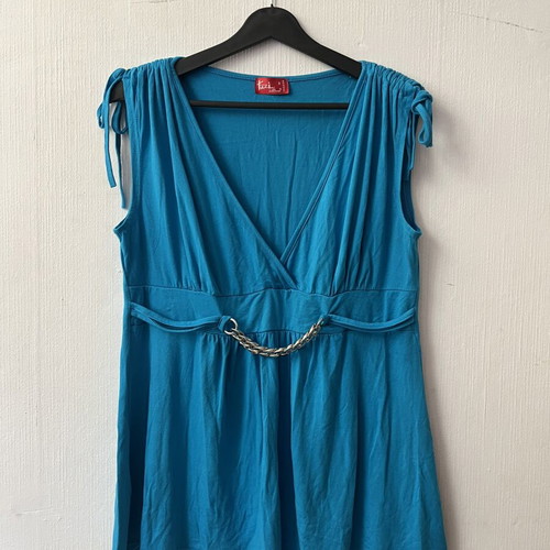Blouse size L used, blue