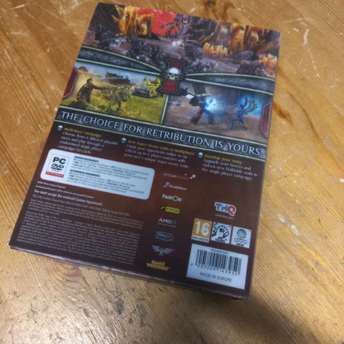 Dawn of War 2 Retribution Collectors Edition PC game used like new
