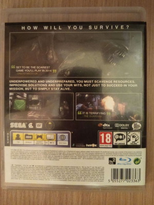 Alien: Isolation PlayStation 3 (PS3) like new